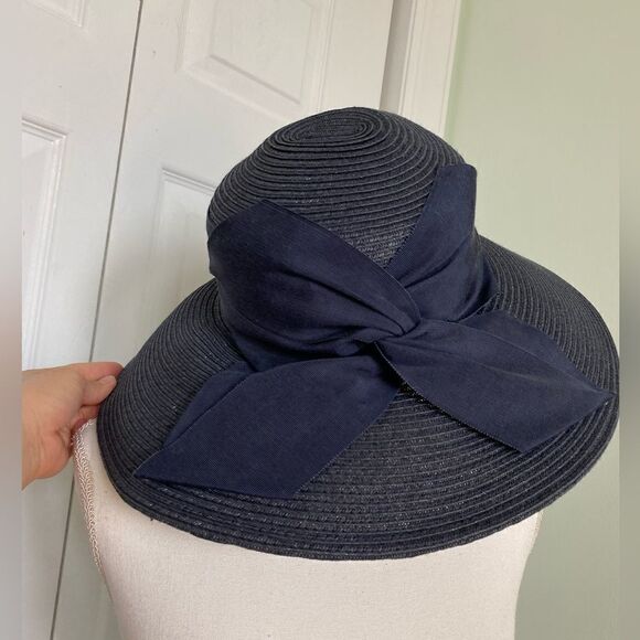 Y2K/ 90s Summer Ocean Blue Sun Hat - Picture 1 of 3